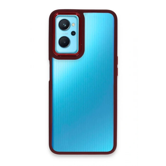 Realme 9i 4G Uyumlu Kılıf Dora Kapak - Kırmızı