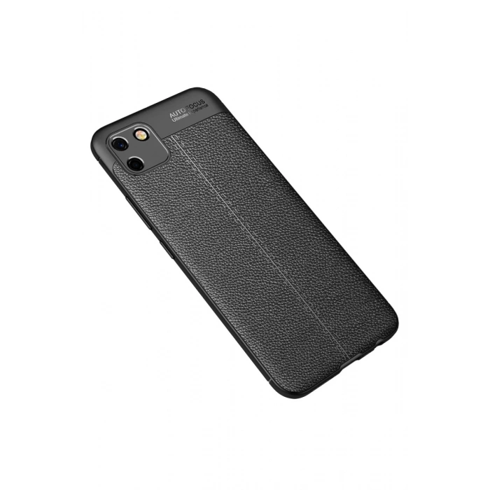 Realme C11 2021 Uyumlu Kılıf Auto Focus Kapak - Siyah