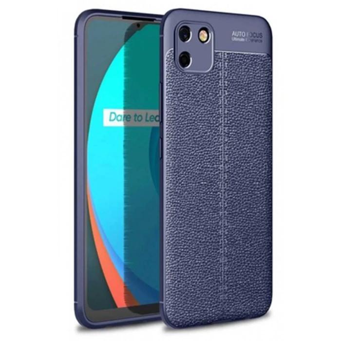 Realme C11 Kılıf Auto Focus Kapak - Lacivert