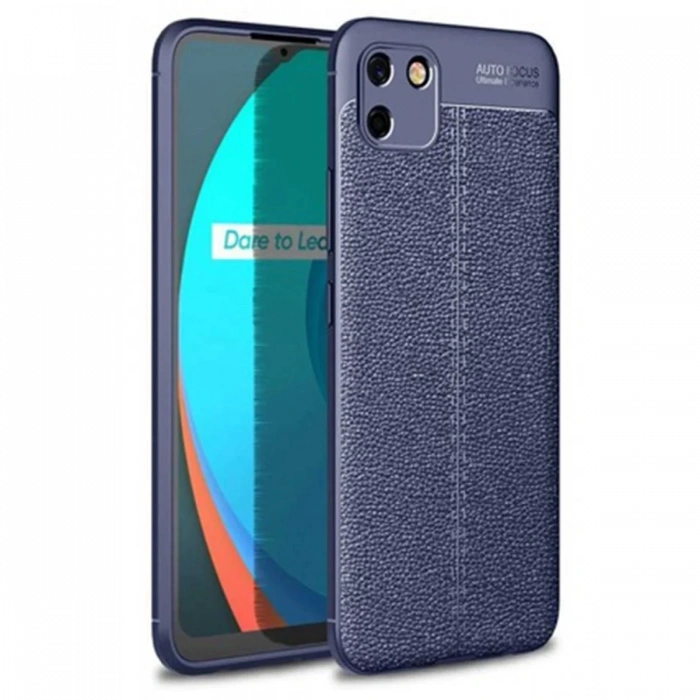 Realme C11 Uyumlu Kılıf Auto Focus Kapak - Lacivert