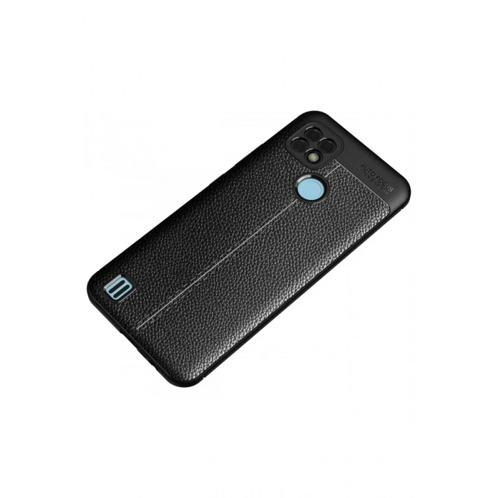 Realme C21 Uyumlu Kılıf Auto Focus Kapak - Siyah