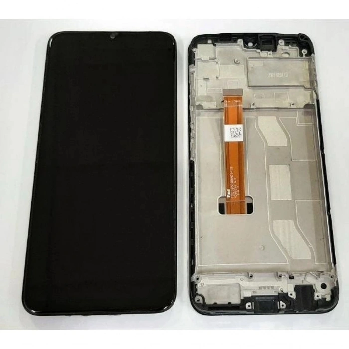 Realme C25 Uyumlu Ekran Dokunmatik Çıtalı (Siyah)