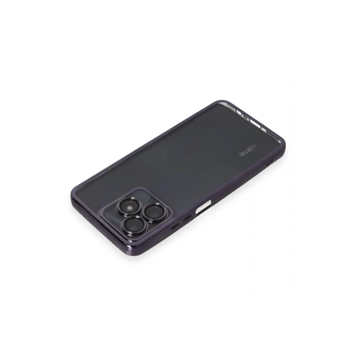 Realme C53 Uyumlu Kılıf Lensli Silikon - Mor