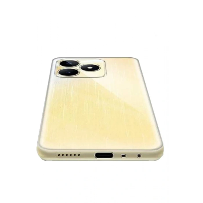 Realme C53 Uyumlu Kılıf Lüx Şeffaf Silikon