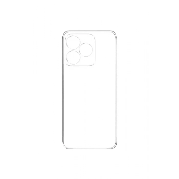 Realme C53 Uyumlu Kılıf Lüx Şeffaf Silikon