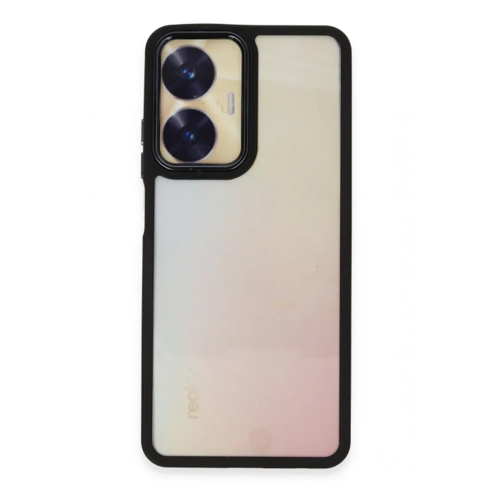 Realme C55 Kılıf Dora Kapak - Siyah