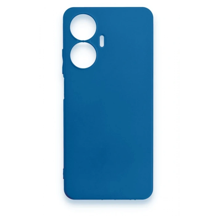 Realme C55 Kılıf First Silikon - Mavi
