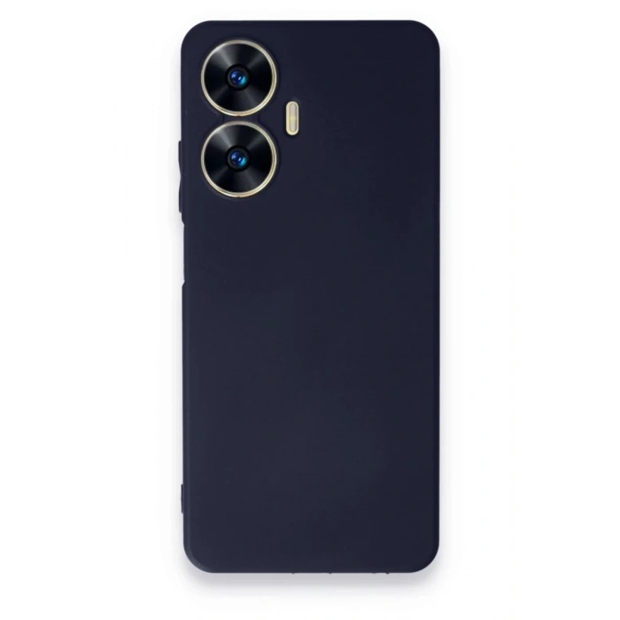 Realme C55 Uyumlu Kılıf First Silikon - Lacivert