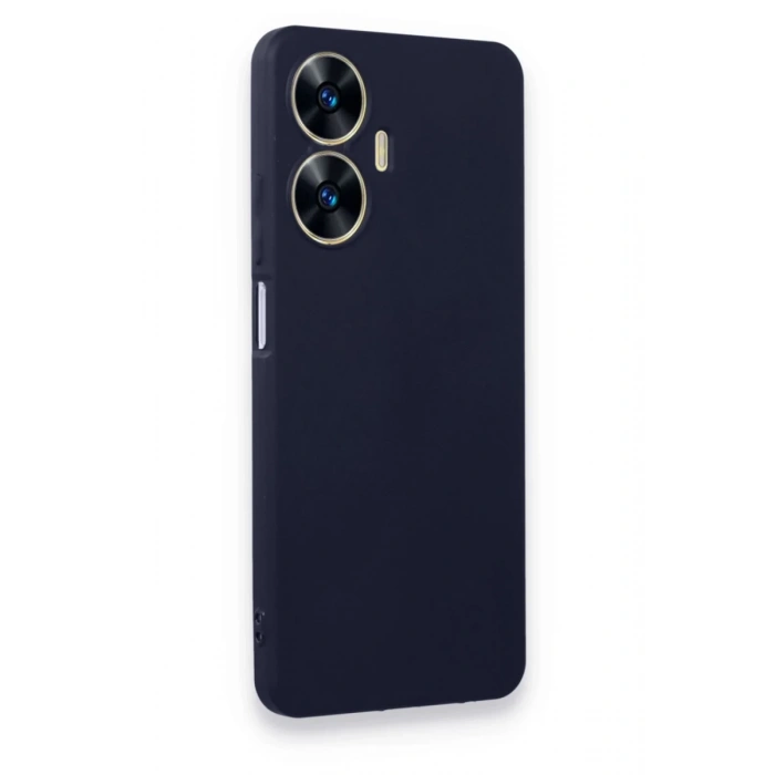 Realme C55 Uyumlu Kılıf First Silikon - Lacivert