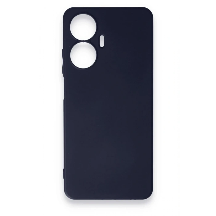 Realme C55 Uyumlu Kılıf First Silikon - Lacivert