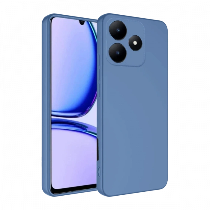 Realme C61 Uyumlu Kılıf First Silikon - Mavi