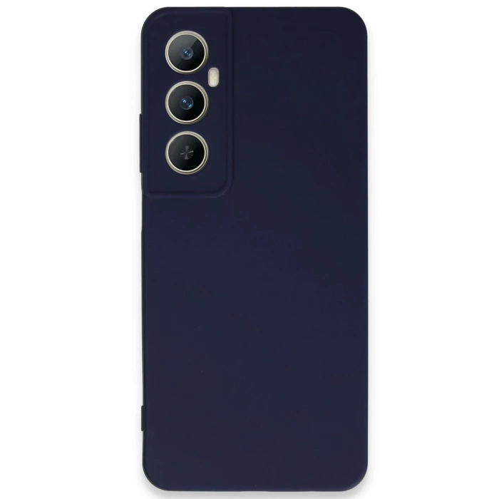 Realme C65 Uyumlu Kılıf First Silikon - Lacivert