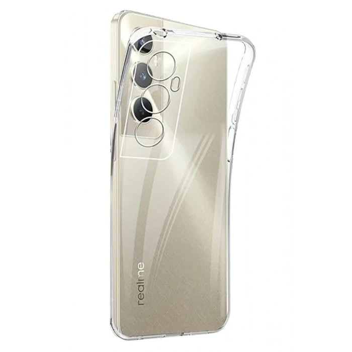 Realme C65 Uyumlu Kılıf Lüx Şeffaf Silikon