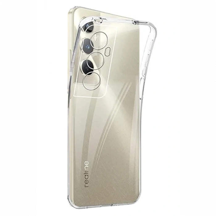 Realme C65 Uyumlu Kılıf Lüx Şeffaf Silikon