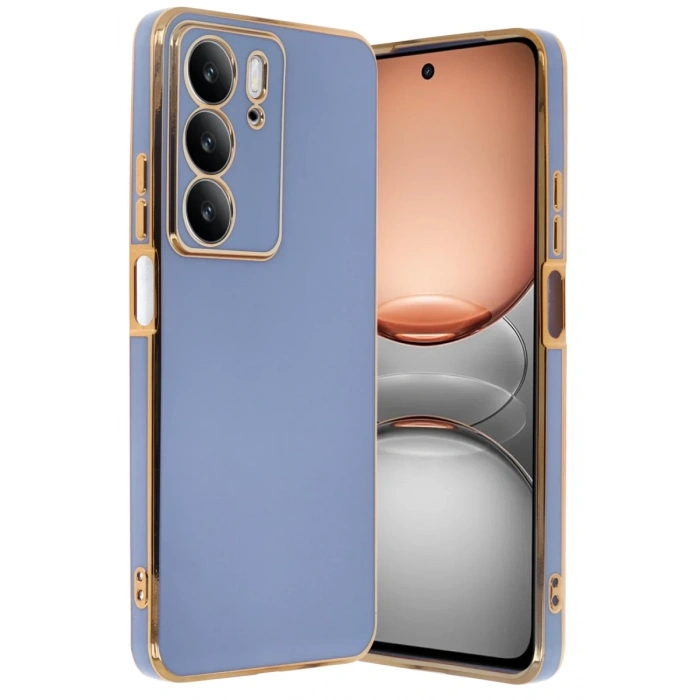 Realme C75 4G Kılıf Volet Silikon - Mavi