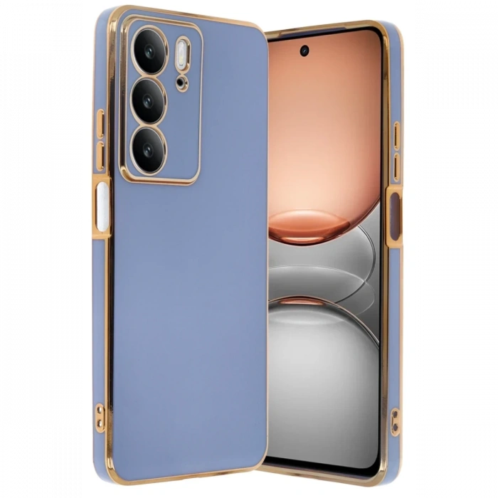 Realme C75 4G Kılıf Volet Silikon - Mavi