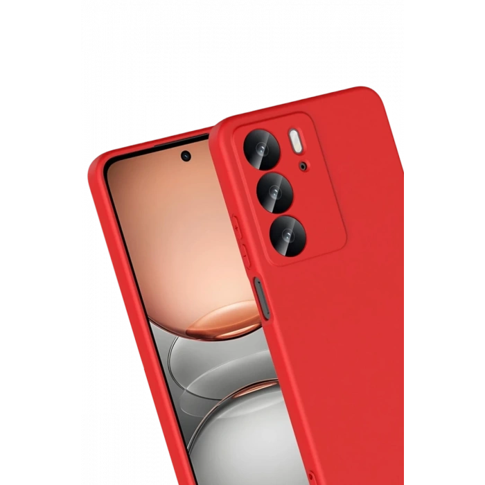 Realme C75 4G Uyumlu First Silikon - Kırmızı