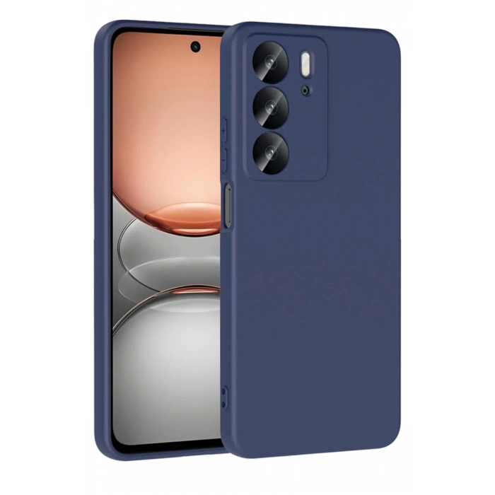 Realme C75 4G Uyumlu First Silikon - Lacivert