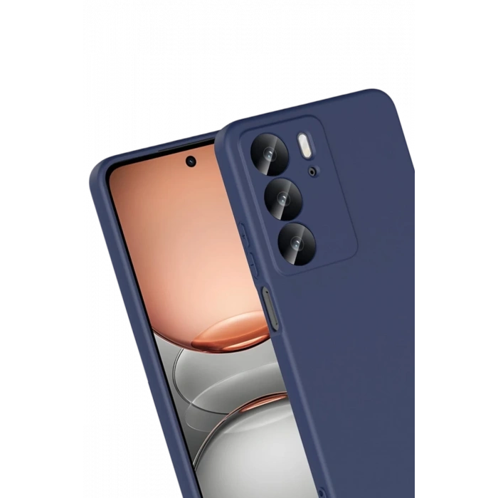 Realme C75 4G Uyumlu First Silikon - Lacivert