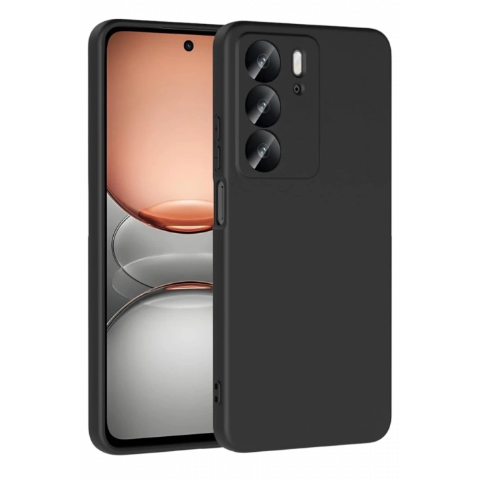 Realme C75 4G Uyumlu First Silikon - Siyah