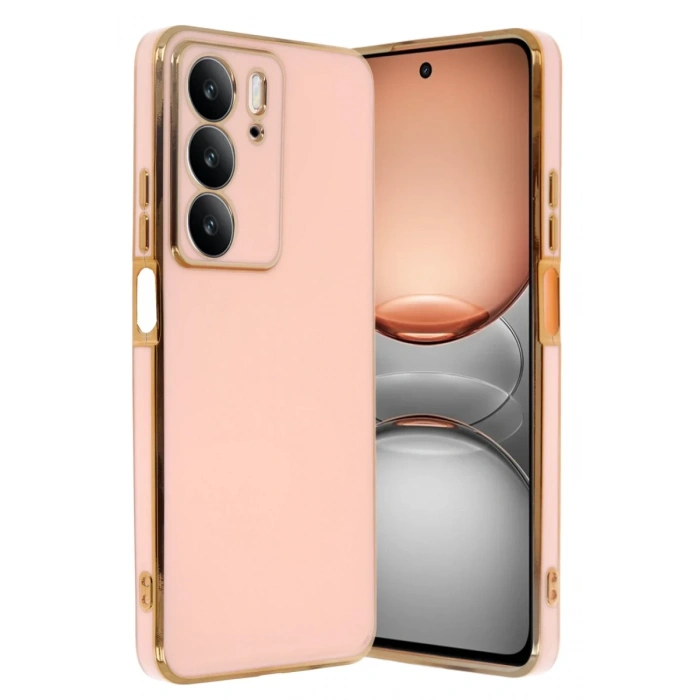 Realme C75 4G Uyumlu Kılıf Volet Silikon - Pembe