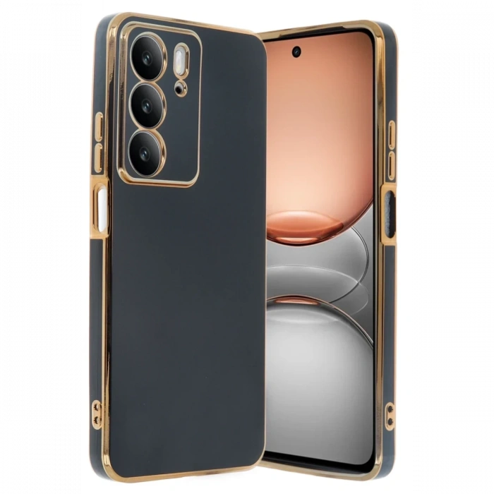 Realme C75 4G Uyumlu Kılıf Volet Silikon - Siyah