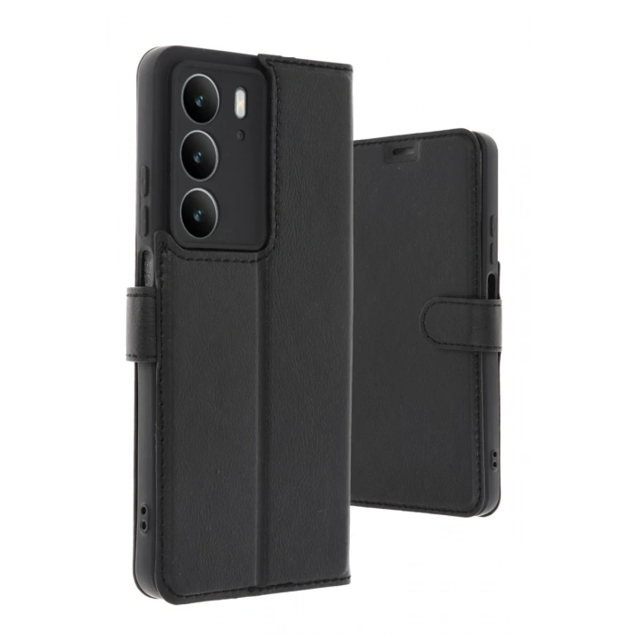 Realme C75 4G Uyumlu Trend S Plus Kapaklı Kılıf - Siyah
