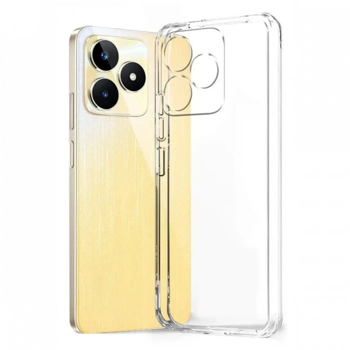 Realme Note 50 4G Uyumlu Kılıf Lüx Şeffaf Silikon
