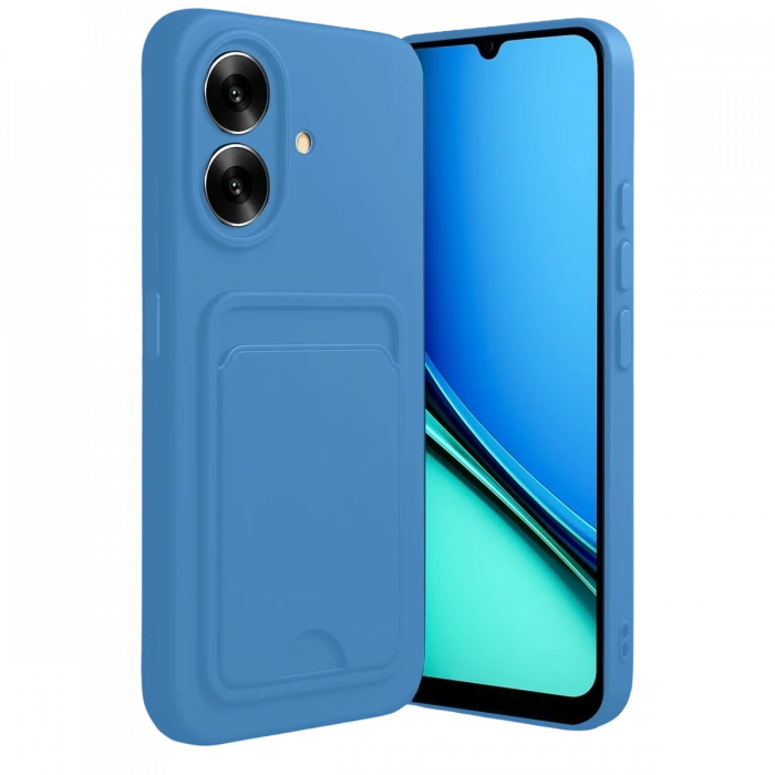 Realme Note 60 Kelvin Kartvizitli Silikon - Açık Mavi