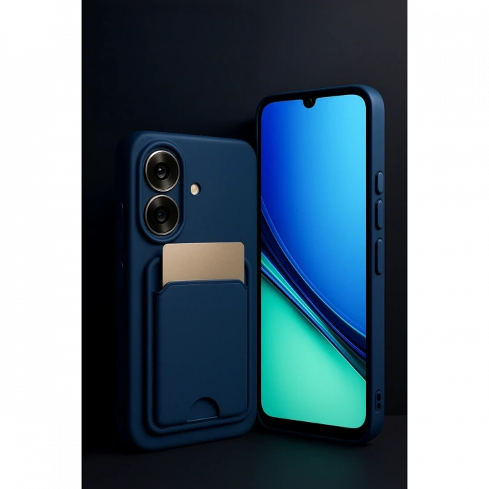 Realme Note 60 Kelvin Kartvizitli Silikon - Açık Mavi