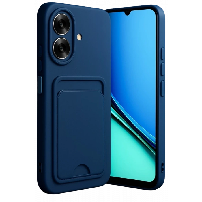 Realme Note 60 Kelvin Kartvizitli Silikon - Lacivert