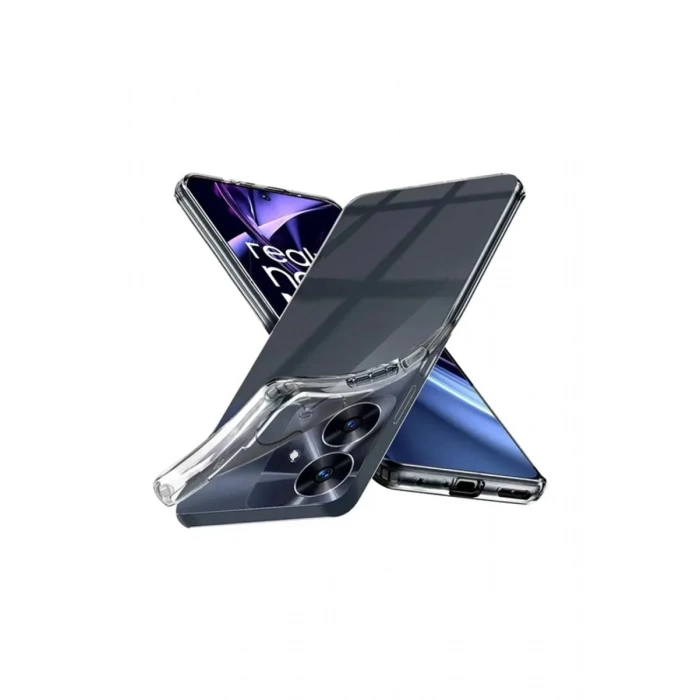 Realme Note 60 Uyumlu Kılıf Lüx Şeffaf Silikon