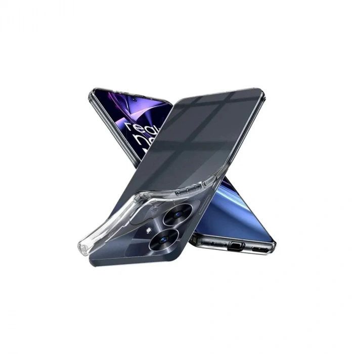 Realme Note 60 Uyumlu Kılıf Lüx Şeffaf Silikon