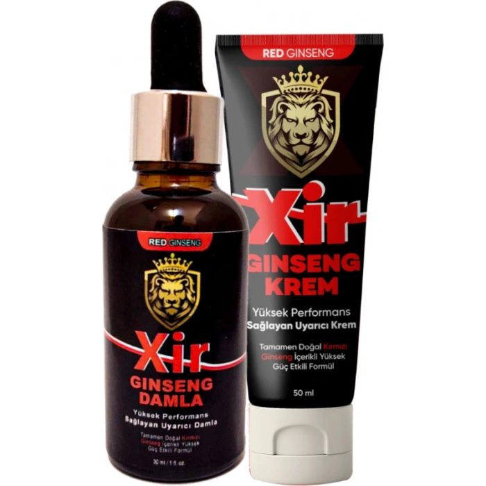 Red Ginseng Xir Özel Karışım 30 ml + Xir Erkeklere Özel Krem Effect 50 ml