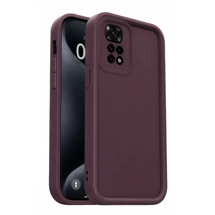Xiaomi Redmi 10 2022 Kılıf Viera Silikon - Mürdüm