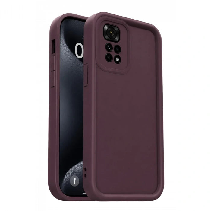 Xiaomi Redmi 10 2022 Kılıf Viera Silikon - Mürdüm