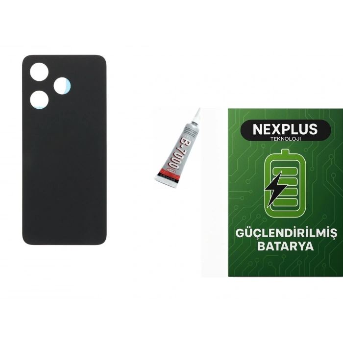 REDMİ 13 Uyumlu ARKA BATARYA KAPAĞI ,BATARYA VE B7000 YAP