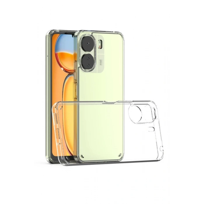 Xiaomi Redmi 13C Kılıf Lüx Şeffaf Silikon