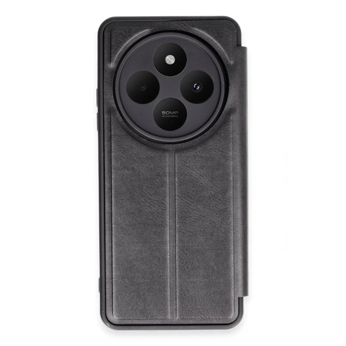 Xiaomi Redmi 14C Kılıf Flip Cover - Siyah