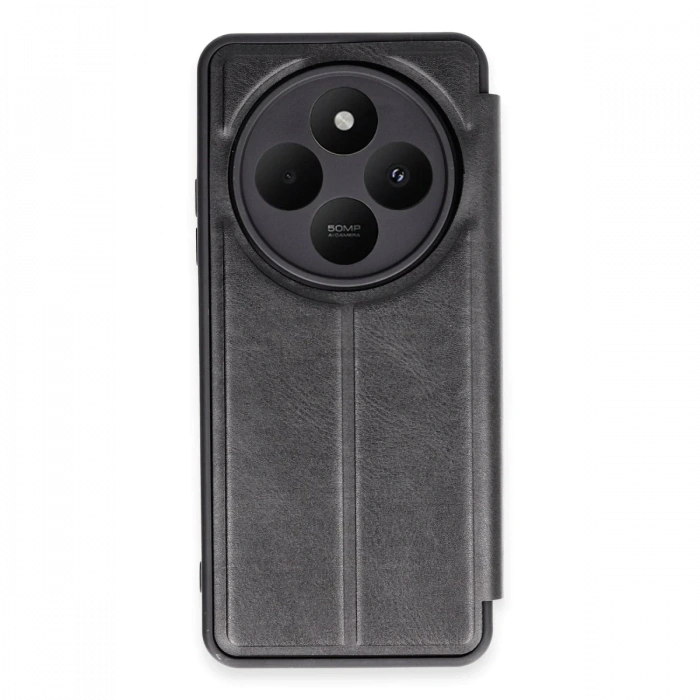 Xiaomi Redmi 14C Kılıf Flip Cover - Siyah