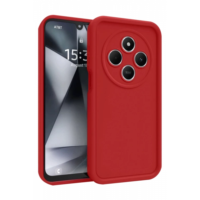 Xiaomi Redmi 14C Kılıf Viera Silikon - Kırmızı