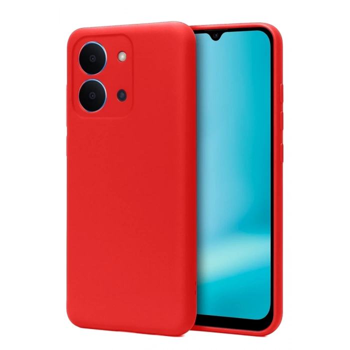 Xiaomi Redmi 15C 4G First Silikon - Kırmızı