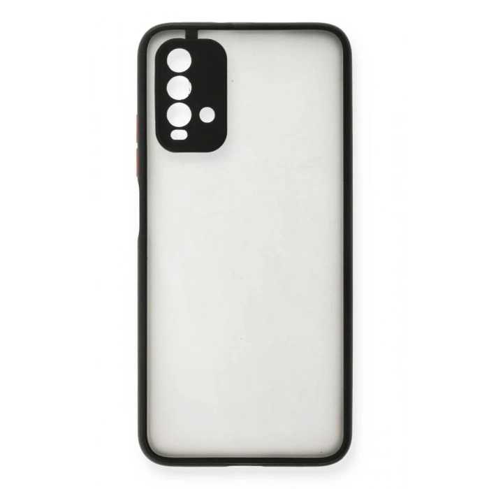 Xiaomi Redmi 9T Kılıf Montreal Silikon Kapak - Siyah