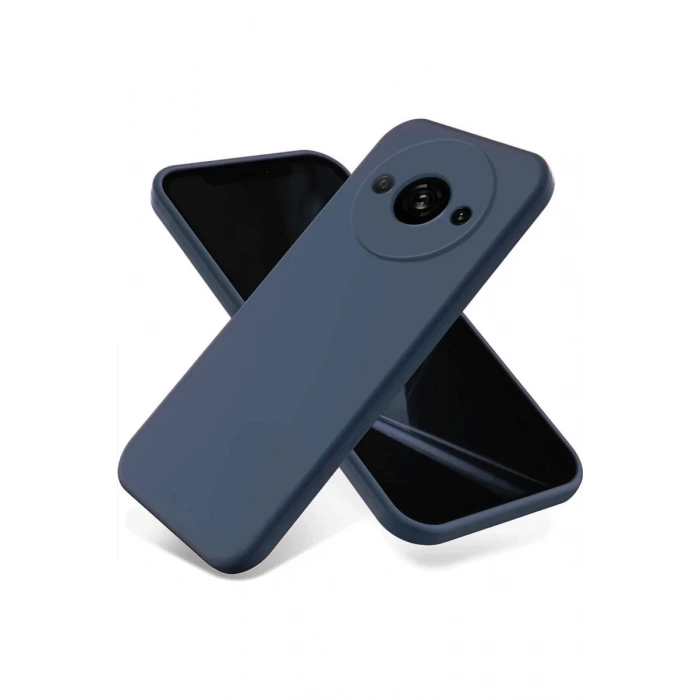Xiaomi Redmi A3 4G Kılıf First Silikon - Lacivert