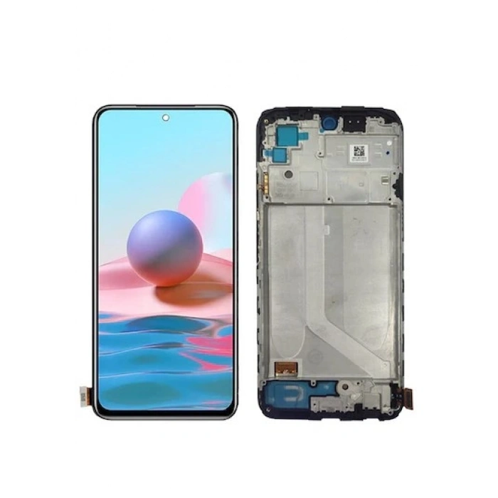 Redmi Note 10 4G Uyumlu Lcd Ekran Dokunmatik (Çıtalı)