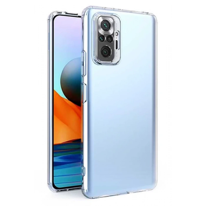 Xiaomi Redmi Note 10 5G Kılıf Lüx Şeffaf Silikon