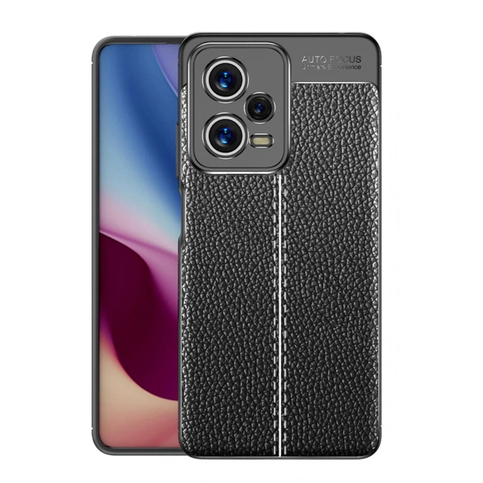 Xiaomi Redmi Note 12 Pro 5G Kılıf Auto Focus Kapak - Siyah