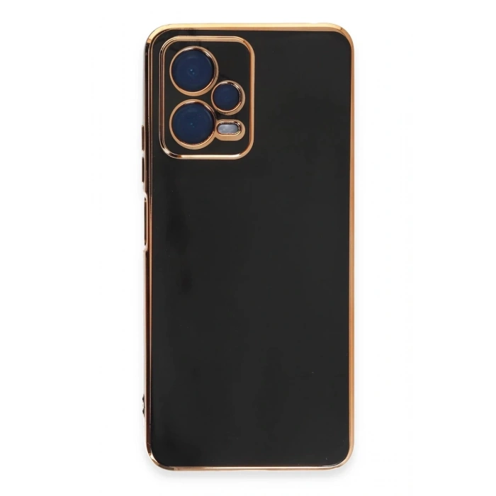 Xiaomi Redmi Note 12 Pro 5G Kılıf Volet Silikon - Siyah