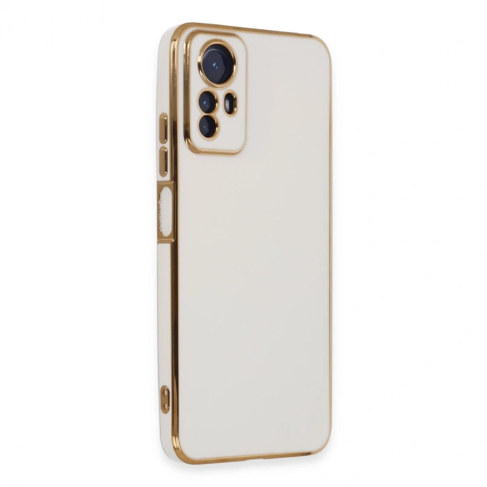 Redmi Note 12S Kılıf Volet Silikon - Beyaz