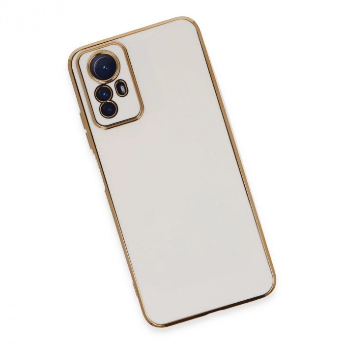 Redmi Note 12S Kılıf Volet Silikon - Beyaz